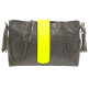 sac minima bicolore gris et fluo 